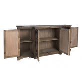 French Arched Mirror Doors Sideboard
